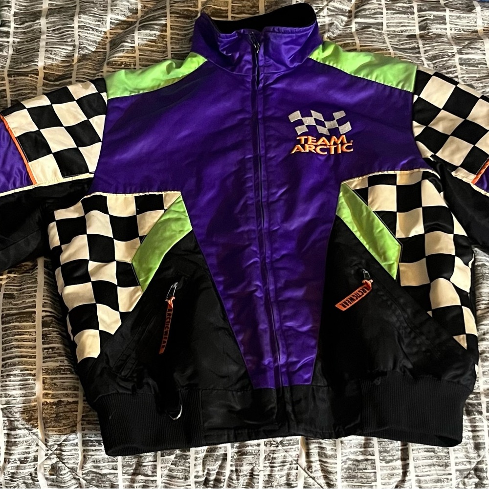 Team Arctic Racing Jacket - Purple, Green, Black